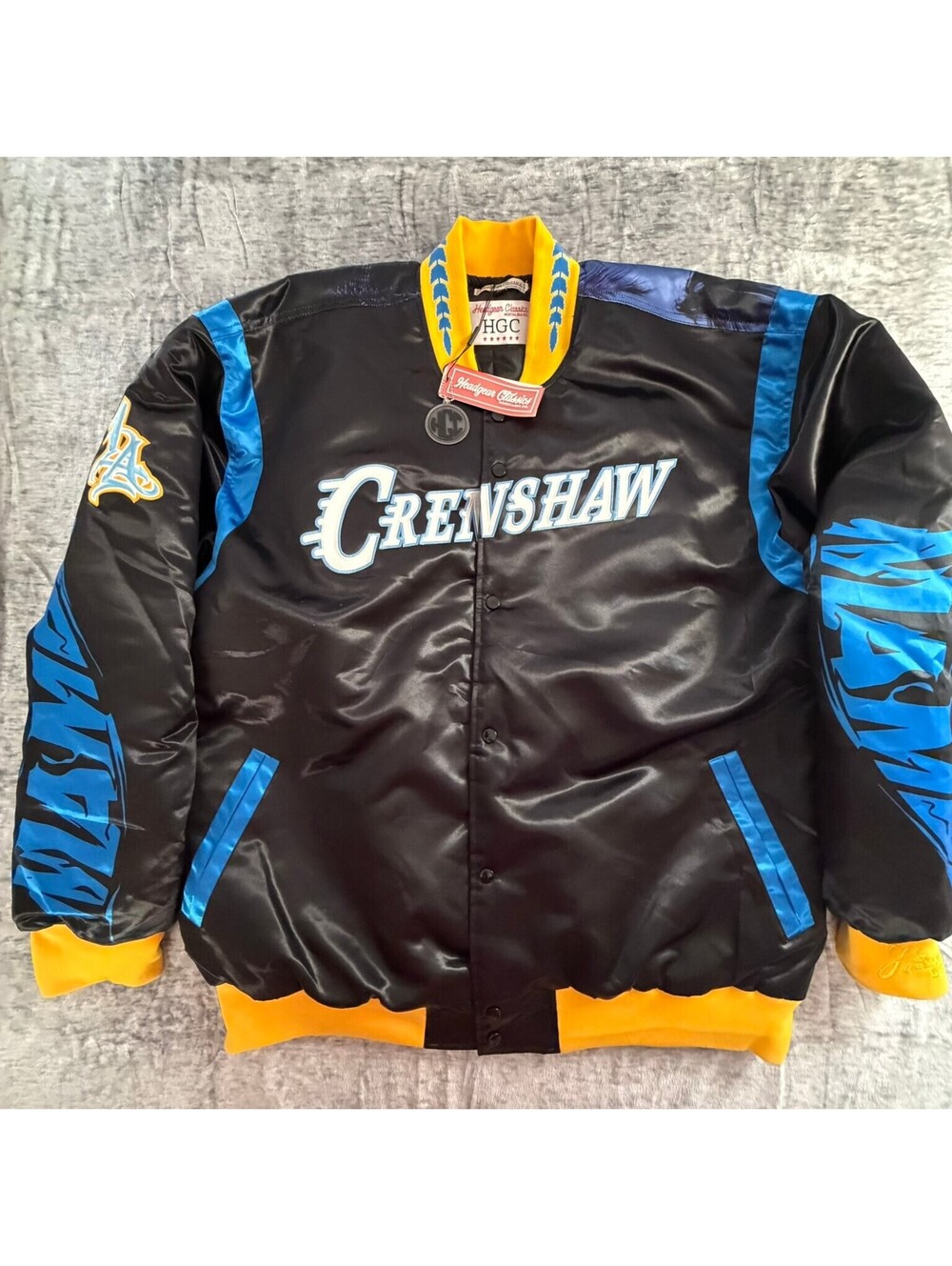 Headgear Classics Crenshaw Kobe Mamba Mentality Satin Jacket 7XL